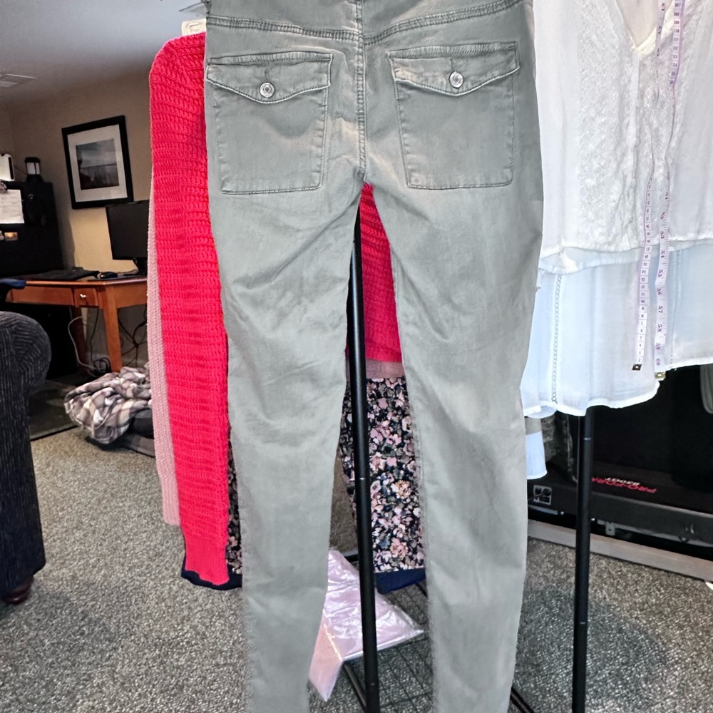 American Eagle Outfitters Gray Super Stretch Pants - Picture 2 of 5